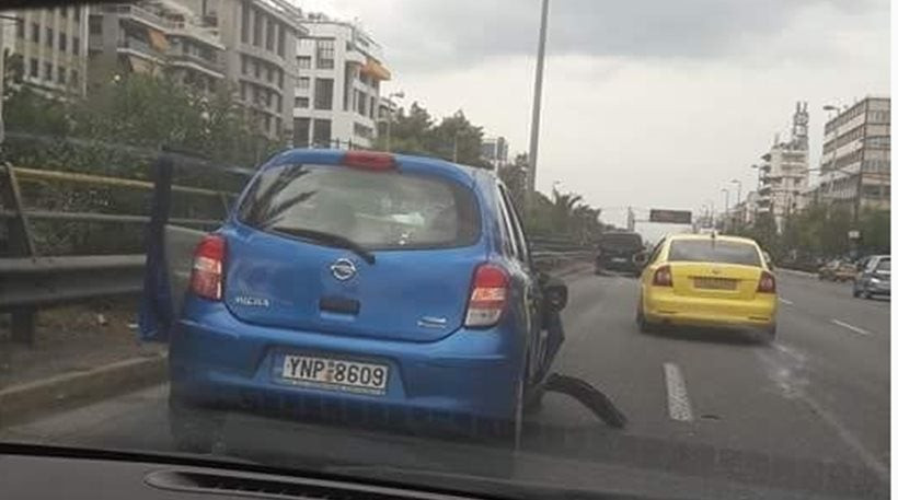 Αυτοκίνητο παρέσυρε και τραυμάτισε σοβαρά πεζό στην Συγγρού (εικόνα)
